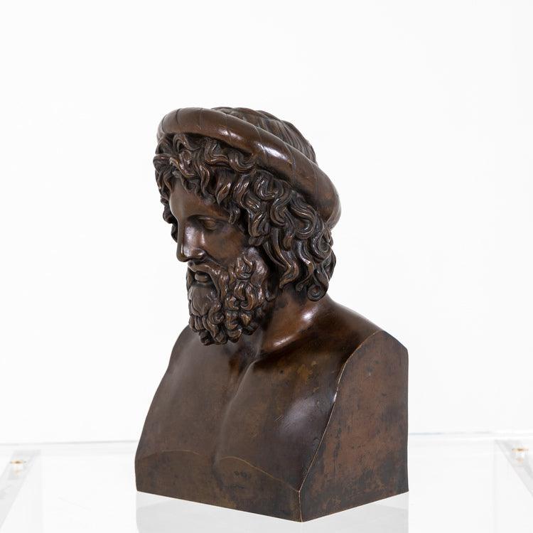 Bronze Bust of Aesculapius - Ehrl Fine Art & Antiques