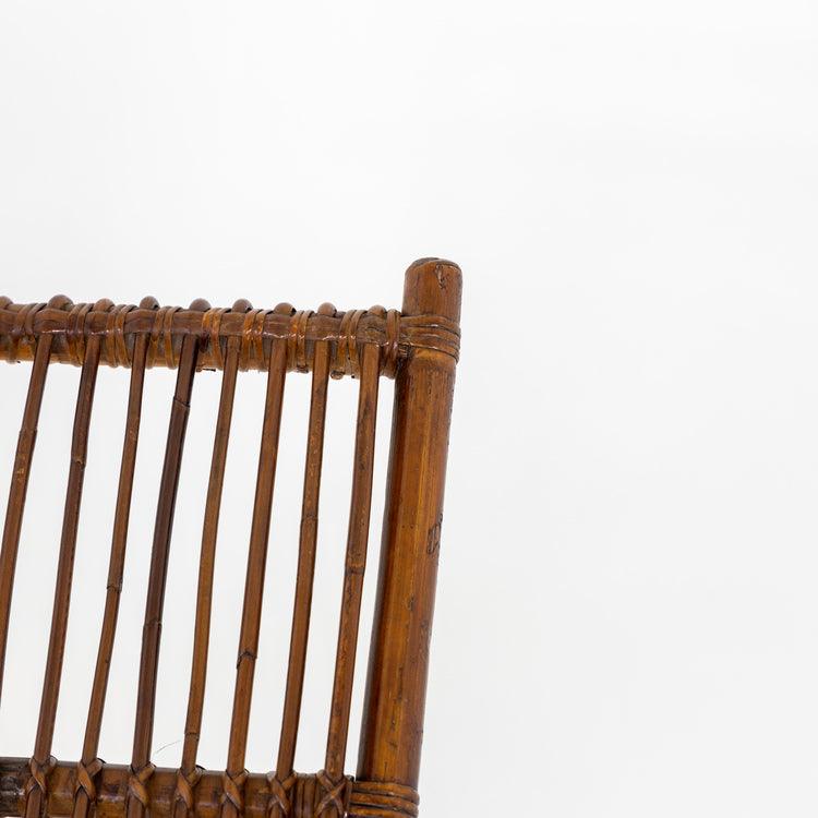 Rattan Chaise Longue, Italy mid 20th century - Ehrl Fine Art & Antiques