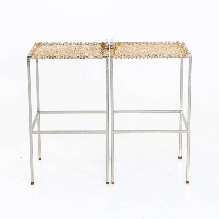 Stools with Side Table, 20th Century - Ehrl Fine Art & Antiques