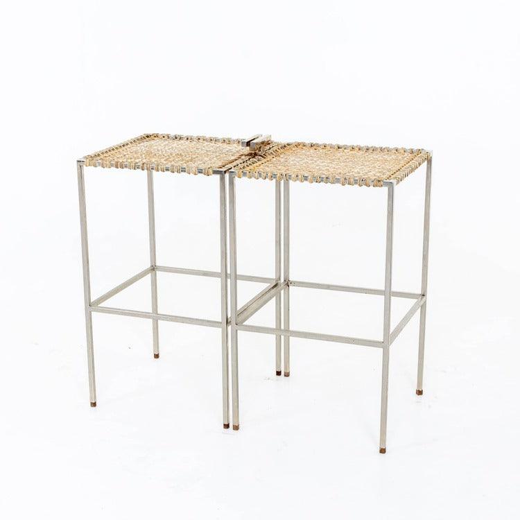 Stools with Side Table, 20th Century - Ehrl Fine Art & Antiques