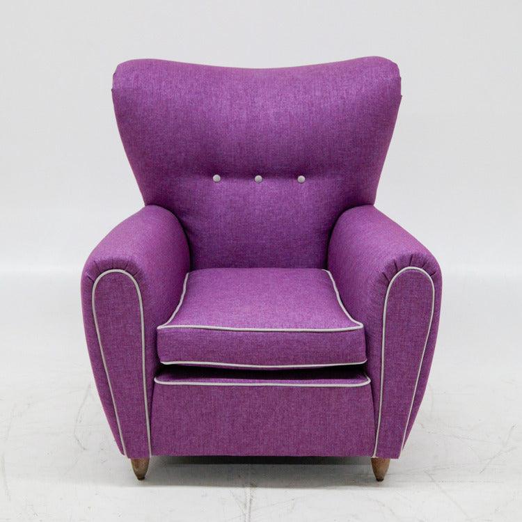 Pair of Italian Armchair in the Style of Guglielmo Ulrich, from the mid-20th Century. - Ehrl Fine Art & Antiques