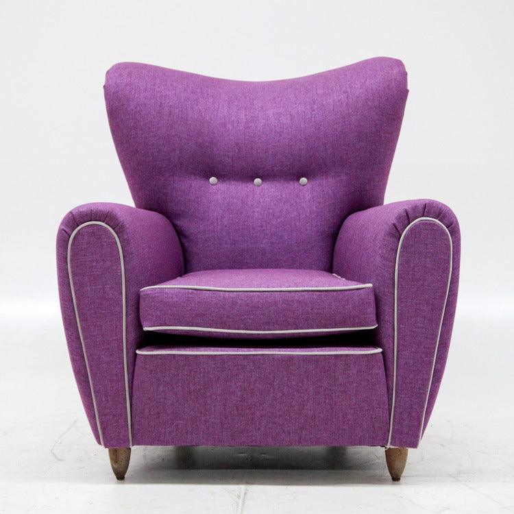 Pair of Italian Armchair in the Style of Guglielmo Ulrich, from the mid-20th Century. - Ehrl Fine Art & Antiques