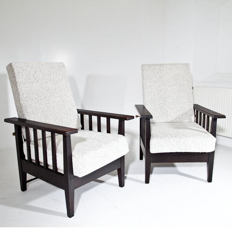 Lounge Chairs, Functionalism, prob. Czechoslovakia 1940s - Ehrl Fine Art & Antiques