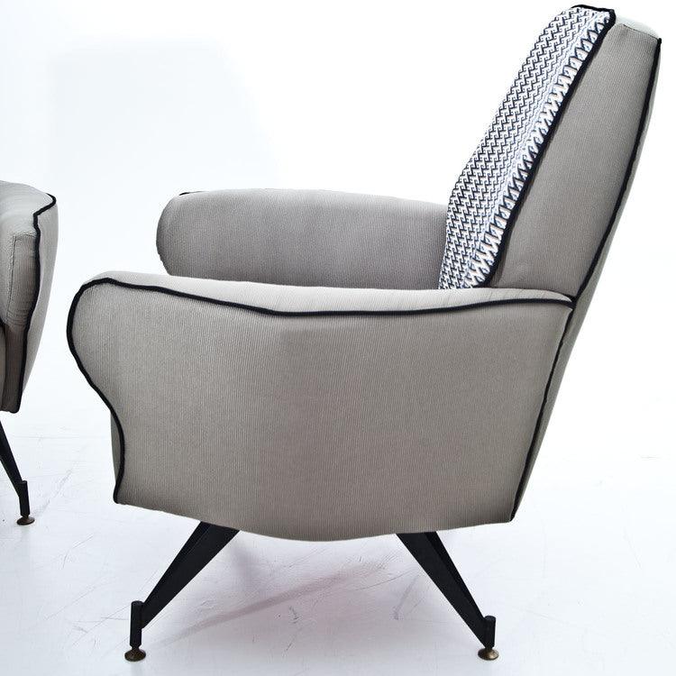 Mid-Century Armchairs, Italy - Ehrl Fine Art & Antiques