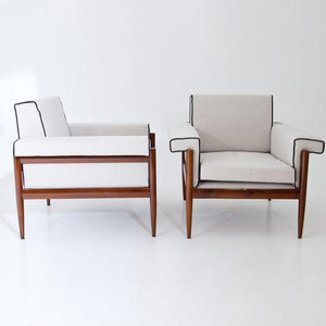 Lounge Chairs, Trafilisa Isa Bergamo, Italy 1950s - Ehrl Fine Art & Antiques