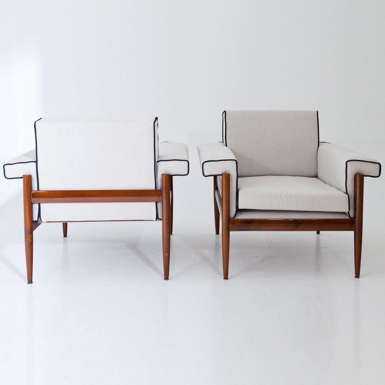 Lounge Chairs, Trafilisa Isa Bergamo, Italy 1950s - Ehrl Fine Art & Antiques