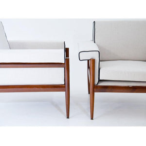 Lounge Chairs, Trafilisa Isa Bergamo, Italy 1950s - Ehrl Fine Art & Antiques