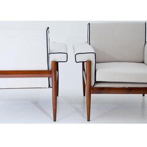 Lounge Chairs, Trafilisa Isa Bergamo, Italy 1950s - Ehrl Fine Art & Antiques