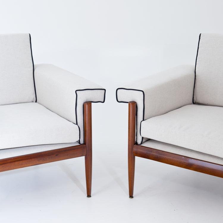 Lounge Chairs, Trafilisa Isa Bergamo, Italy 1950s - Ehrl Fine Art & Antiques