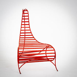 Chair in the style of André Dubreuil, 1990s - Ehrl Fine Art & Antiques