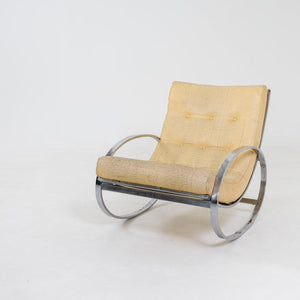 Renato Zevi "Ellipse" chrome armchair for Selig, Italy 1960s - Ehrl Fine Art & Antiques