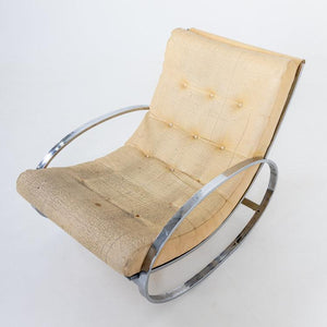 Renato Zevi "Ellipse" chrome armchair for Selig, Italy 1960s - Ehrl Fine Art & Antiques