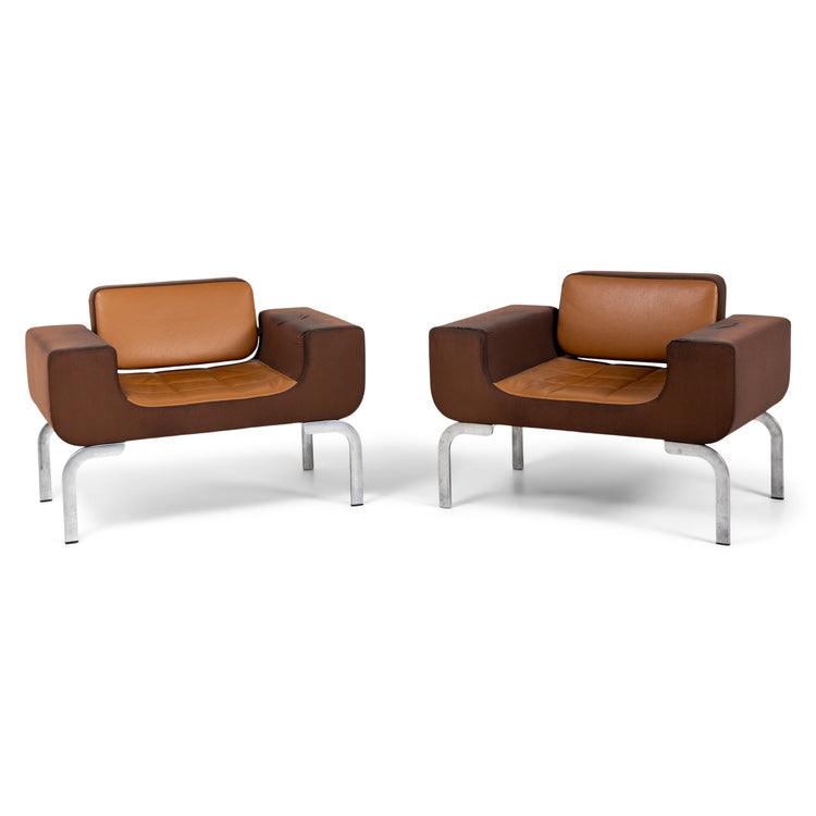 Lounge Chairs, Italy 1970s - Ehrl Fine Art & Antiques