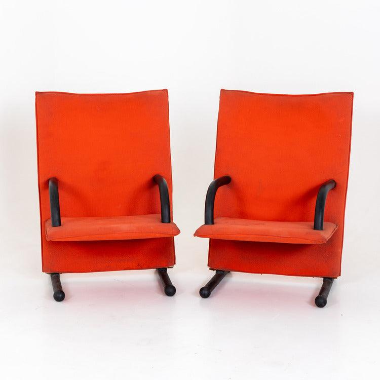 T-Line Armchairs by Burkhard Vogtherr für Arflex, 1982 - Ehrl Fine Art & Antiques