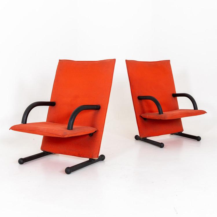 T-Line Armchairs by Burkhard Vogtherr für Arflex, 1982 - Ehrl Fine Art & Antiques
