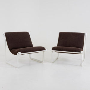 Sling Lounge Chair by Hannah & Morrison for Knoll International, 1980s - Ehrl Fine Art & Antiques