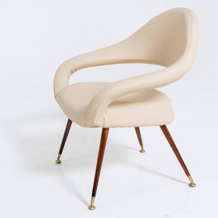 Armchair DU55 P by Gastone Rinaldi for Rima, Italy 1954 - Ehrl Fine Art & Antiques