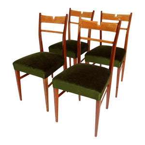 Mid-Century Dining Room Chairs, Italy - Ehrl Fine Art & Antiques