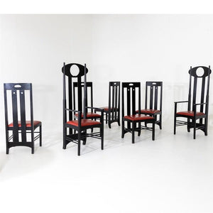 Charles Rennie Mackintosh, Argyle Chairs, Cassina, 1970s - Ehrl Fine Art & Antiques