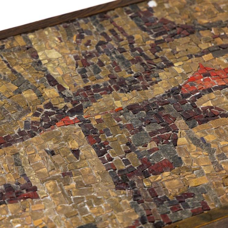Coffee table with stone mosaic, probably Italy, mid-20th century - Ehrl Fine Art & Antiques