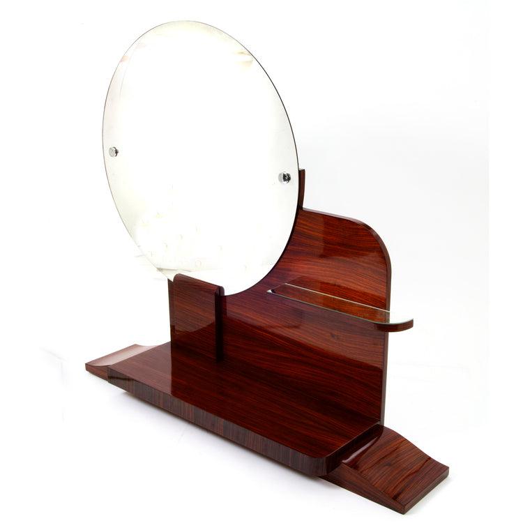 Round Art Deco Mirror with Shelves, 1930s - Ehrl Fine Art & Antiques