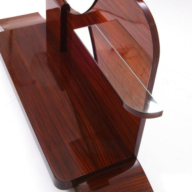 Round Art Deco Mirror with Shelves, 1930s - Ehrl Fine Art & Antiques