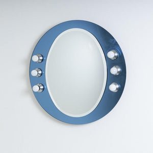Illuminated Wall Mirror, Italy 1970s - Ehrl Fine Art & Antiques