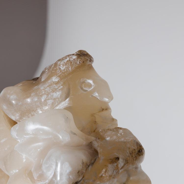 Alabaster Figure, 20th Century - Ehrl Fine Art & Antiques