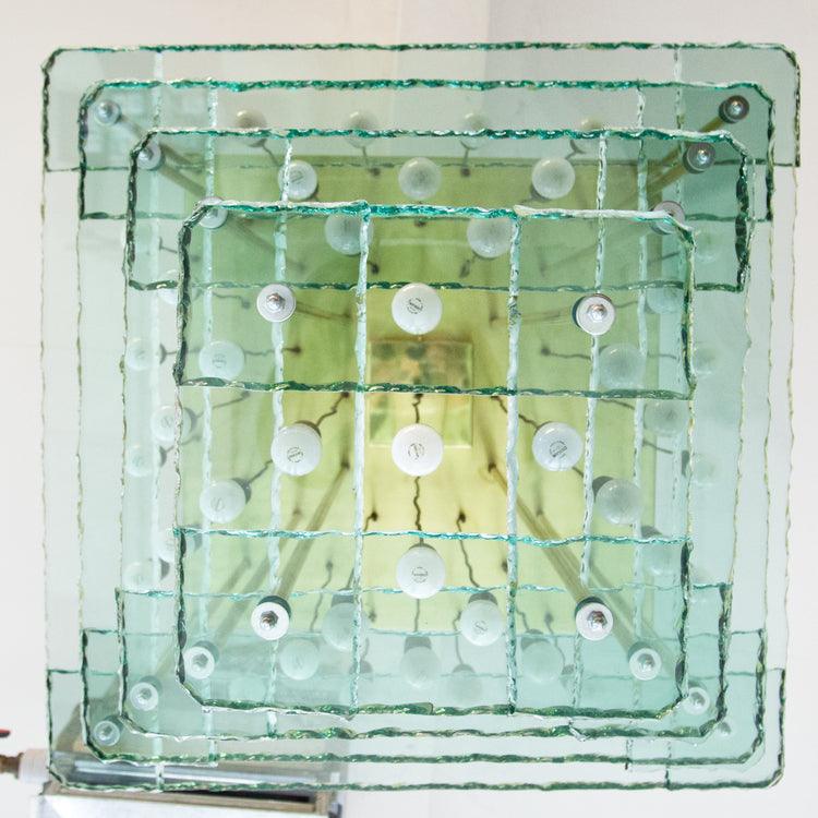 Large Chandelier, attr. to Acerbis 1970s/80s - Ehrl Fine Art & Antiques
