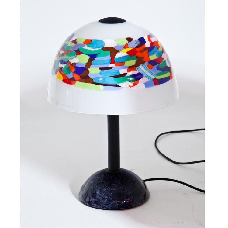Table Lamps with Murrine Glass Shades, Italy 20th Century - Ehrl Fine Art & Antiques