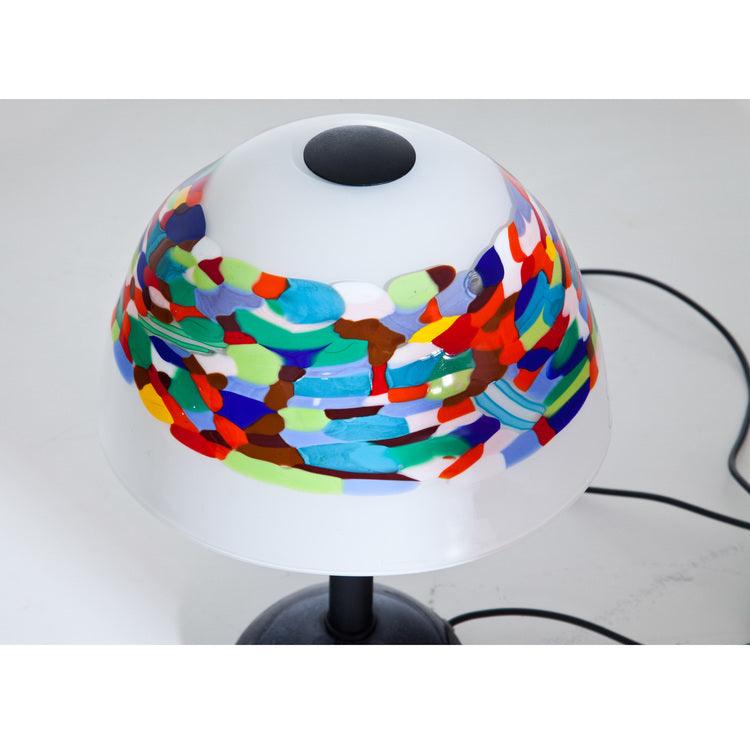Table Lamps with Murrine Glass Shades, Italy 20th Century - Ehrl Fine Art & Antiques