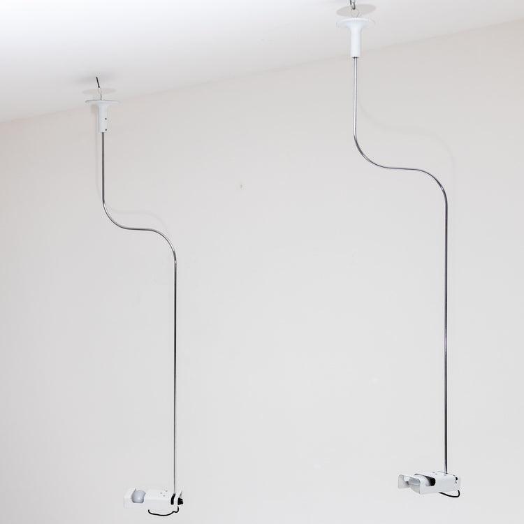 Joe Colombo "Spider" Ceiling Lamps, O-Luce, Italy 1960s - Ehrl Fine Art & Antiques