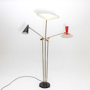 Floor lamp, Italian manufacture, mid-20th century - Ehrl Fine Art & Antiques