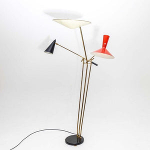 Floor lamp, Italian manufacture, mid-20th century - Ehrl Fine Art & Antiques