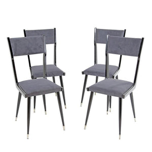 Modern Dining Chairs, Italy, ca. 1970 - Ehrl Fine Art & Antiques