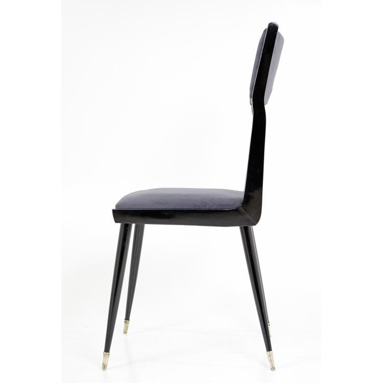 Modern Dining Chairs, Italy, ca. 1970 - Ehrl Fine Art & Antiques